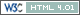 Valid HTML 4.01